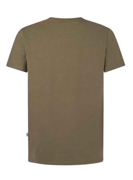 T-Shirt Pepe Jeans Craigton Vert4 pour Homme