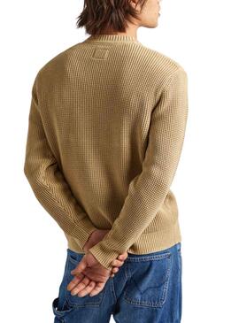 Pull Pepe Jeans Maxwell Marron pour Homme