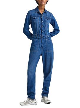 Jumpsuit Grand Pepe Jeans Denim pour Femme