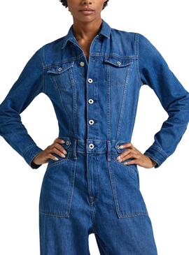 Jumpsuit Grand Pepe Jeans Denim pour Femme