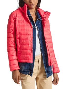 Doudoune pepe hotsell jeans femme rouge