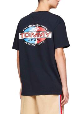 T-Shirt Tommy Jeans Boardsports Bleu Marine Homme