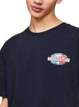 T-Shirt Tommy Jeans Boardsports Bleu Marine Homme