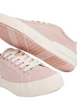 Chaussures Pepe Jeans Allen Band Rose Pour Femme