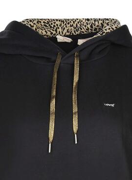 Sweat Levi's Mosaic Animal Noire pour Femme