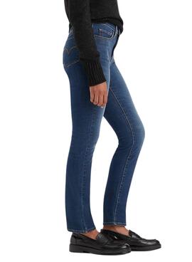 Pantalon Jeans Levi's 312 Shaping Slim Bleu 