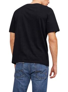 T-Shirt Jack & Jones Corp. Logo Noire Homme