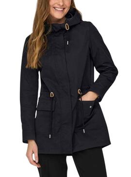 Parka Only Louise Noire pour Femme