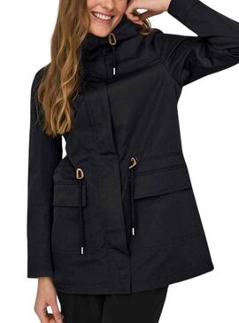 Parka Only Louise Noire pour Femme