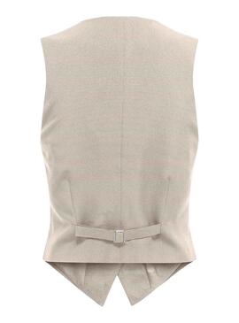 Gilet Only Diane Beige pour Femme