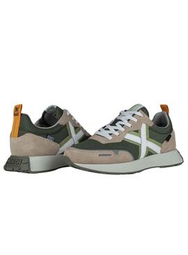Baskets Munich Xémine 56 Vert pour Homme