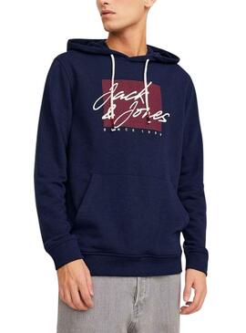 Sweat Jack & Jones Sweat Zuri Bleu Marine Homme