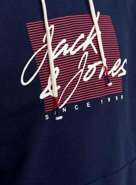 Sweat Jack & Jones Sweat Zuri Bleu Marine Homme