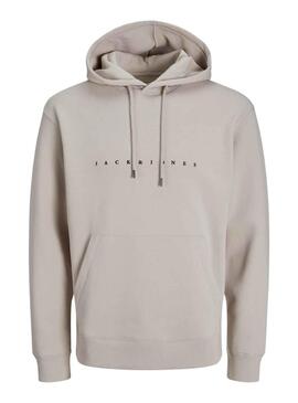 Sweat Jack & Jones Étoile Gris pour Homme