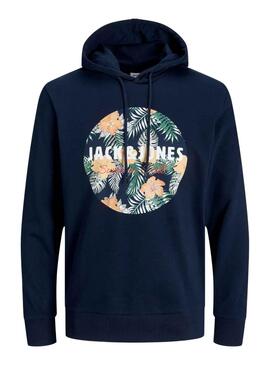 Sweat Jack & Jones Forme froide Bleu Marine Homme