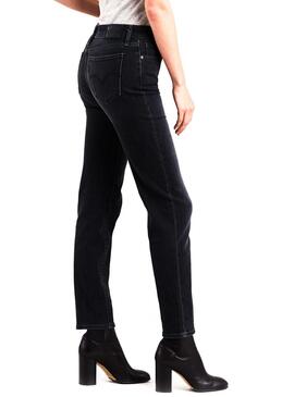 Jeans Levis 712 Slim Black Femme