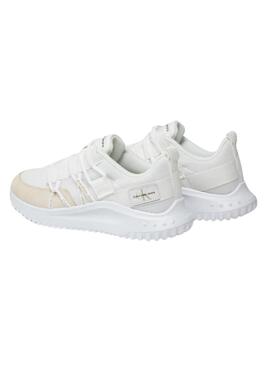 Baskets Calvin Klein Runner Eva Blanc Femme