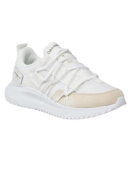 Baskets Calvin Klein Runner Eva Blanc Femme