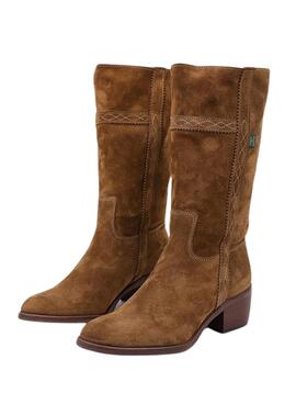 Bootss Dakota Boots Campera Baja Cuir Brun Femme