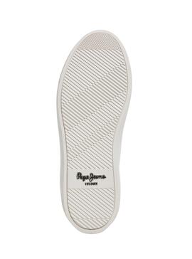 Baskets Pepe Jeans Camden Street Blanc Homme