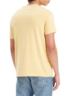 T-Shirt Levi's Original Housemark Jaune Homme
