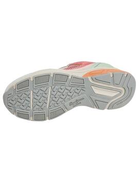 Baskets Pepe Jeans Dave Rise Rose pour Femme