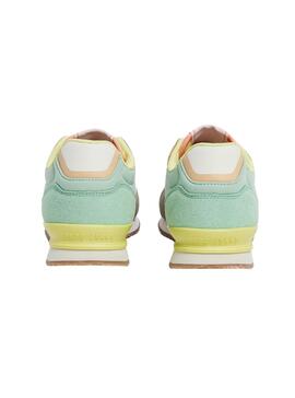 Baskets Pepe Jeans London Urbain Gris pour Femme