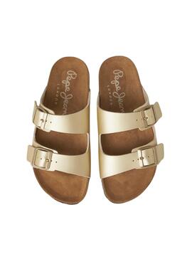 Sandales Pepe Jeans Oban Classic Dorado Femme