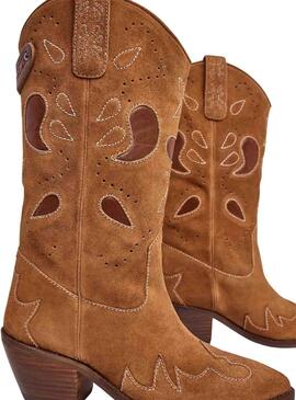 Bootss Pepe Jeans avril City Brun pour Femme