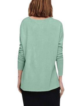 Maillot ONLY Amalia Verde V-Neck Vert Femme