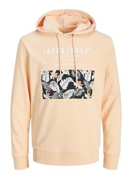 Sweat Jack & Jones Corail en forme de refroidissement Homme