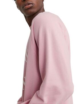 Sweat Jack & Jones Lucques Branding Rosa Homme