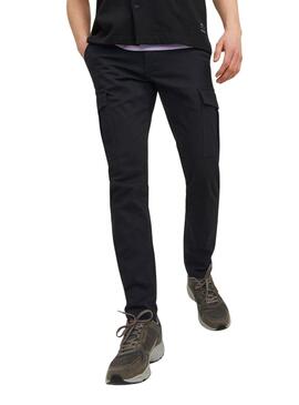 Pantalon Jack & Jones Marco Joe Cargo Noire Homme