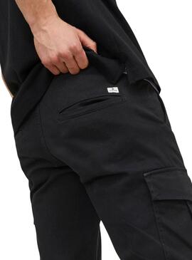 Pantalon Jack & Jones Marco Joe Cargo Noire Homme