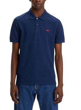 Polo Levis Housemark Bleu Marine pour Homme