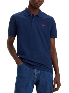 Polo Levis Housemark Bleu Marine pour Homme