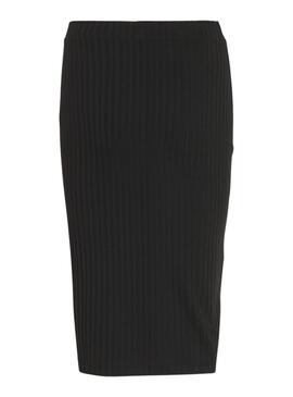 Jupe Midi Vila Viribini Noire pour Femme