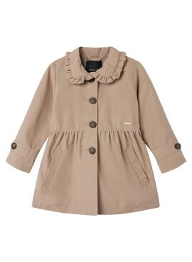 Trench-coat Name It Madelin Marron pour Fille
