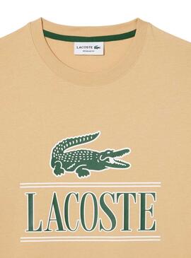 T-Shirt Lacoste Timeless Beige Homme et Femme