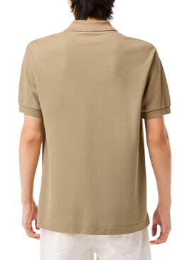 Polo Lacoste Original Beige pour Homme