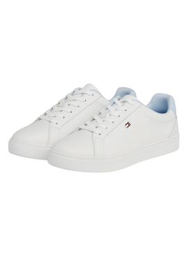 Baskets Tommy Hilfiger Flag Court Blanc Femme