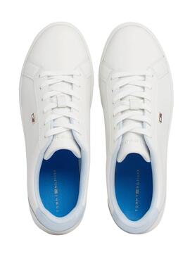 Baskets Tommy Hilfiger Flag Court Blanc Femme