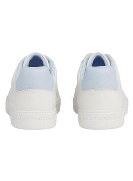 Baskets Tommy Hilfiger Flag Court Blanc Femme