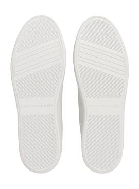 Baskets Tommy Hilfiger Flag Court Blanc Femme