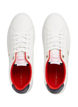 Baskets Tommy Hilfiger Court Blanc pour Femme