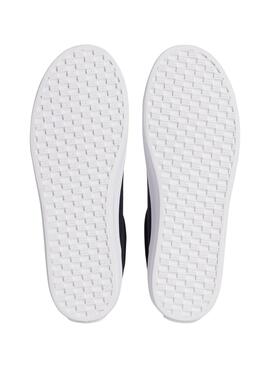 Baskets Tommy Hilfiger Canvas Bleu Marine pour Femme