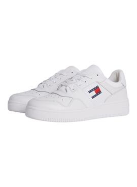 Baskets Tommy Jeans Retro Blanc pour Homme