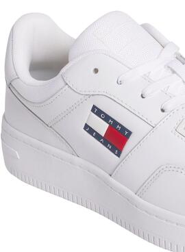 Baskets Tommy Jeans Retro Blanc pour Homme