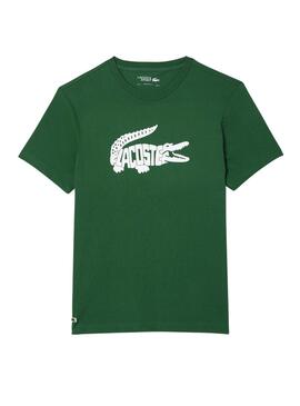 T-Shirt Lacoste Ultradry Vert pour Homme