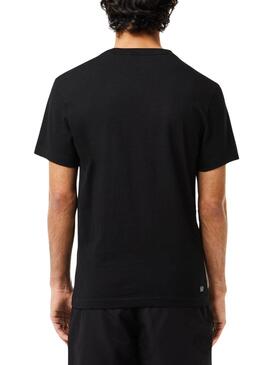 T-Shirt Lacoste Ultradry Noire pour Homme